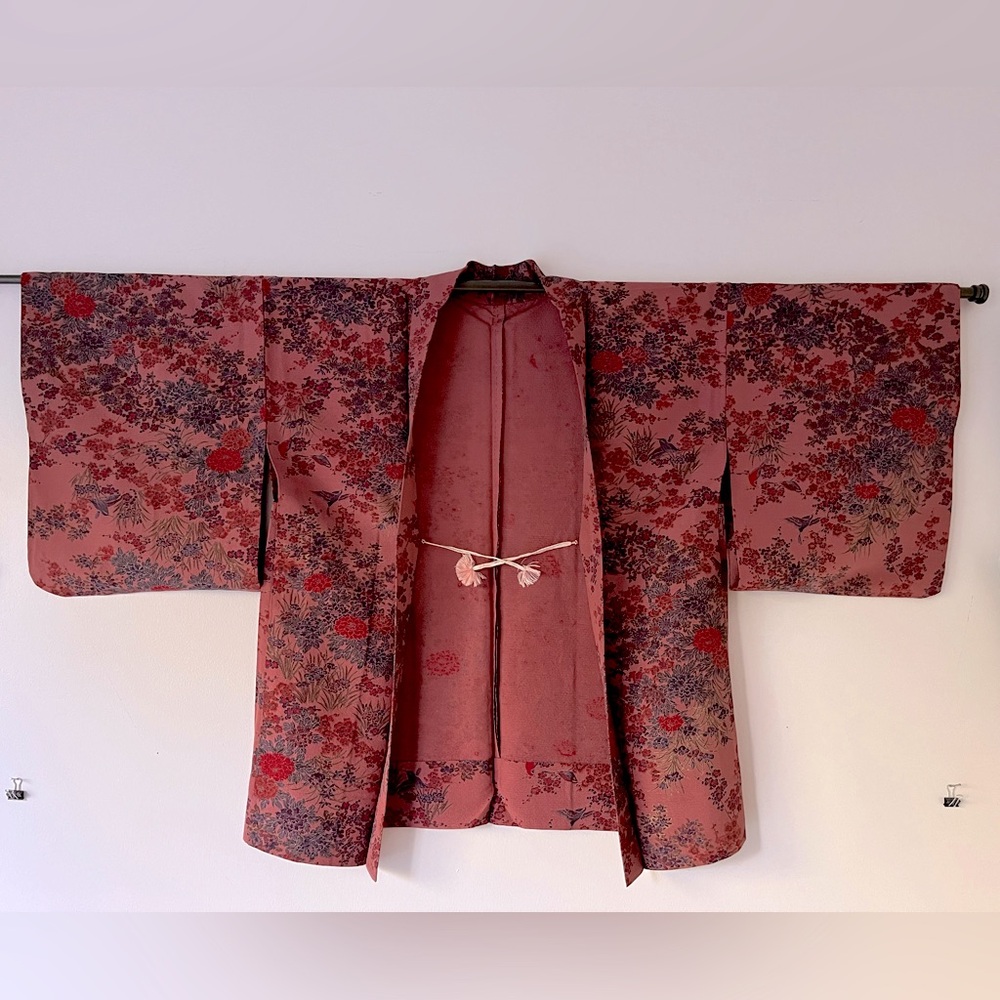 Vintage silk kimono jacket